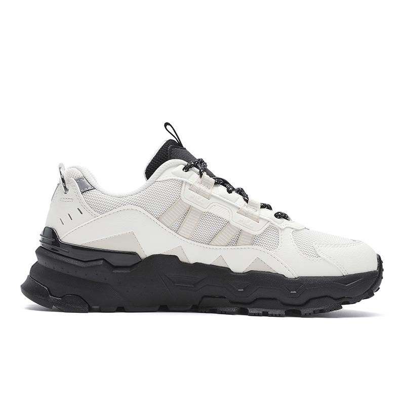 New FILA Trek 1S Abrasion Resistant, Breathable, Lightweight Low top Running Shoes Women's White Black F12W522128FGB