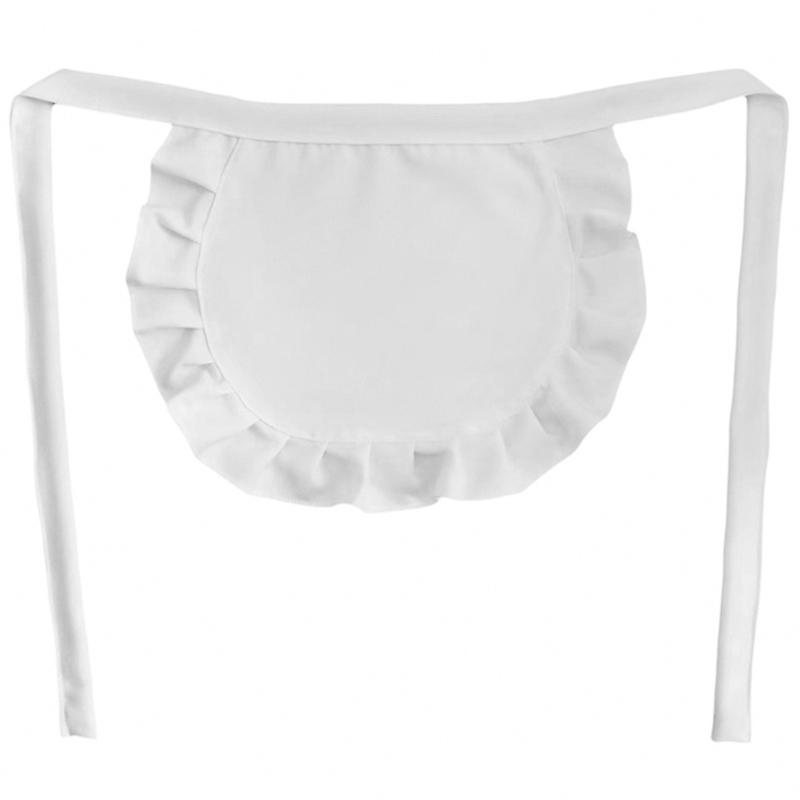 

Maid Half Apron Cosplay Waist Apron Costume Cooking Aprons Kitchen Party Favors Maid Cosplay Accessories for Girls Women белый