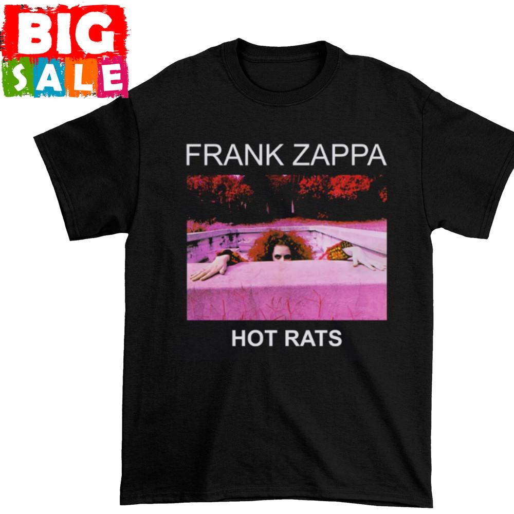 Nuova Migliore Maglietta Frank Zappa Nera S234XL Manica Corta Cotone Maglietta Unisex