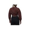 Nike Basketball Cropped Pullover Sweatshirt Women tops Dark-Red FV7153-231