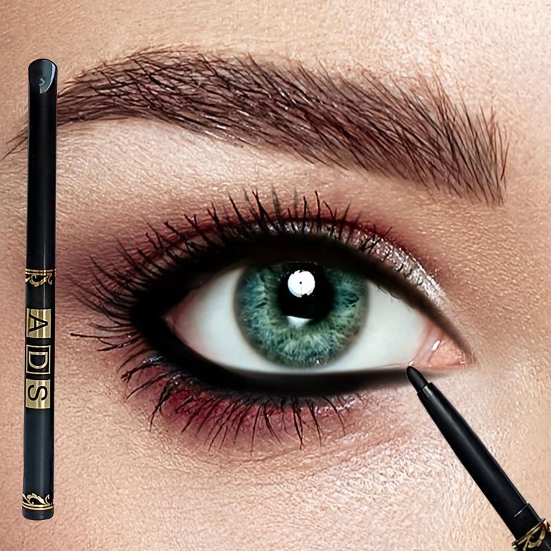 1/2/3 ADET Siyah Eyeliner Kalemi - Su Geçirmez, Tere Dayanıklı ve Bulaşmaya Karşı Dayanıklı - Kusursuz Göz Makyajı için Kolay Çevirmeli Uygulama