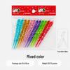 Acrylic Snowflake Ice Strips Hanging Christmas Tree Decoration Set
