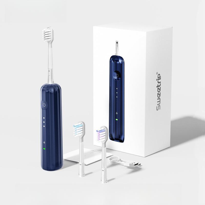 Electric Toothbrush Sweeping and Vibrating Integrated Charging Adult Couple Gift Box Soft Hair Spot Wholesale Electric Toothbrush