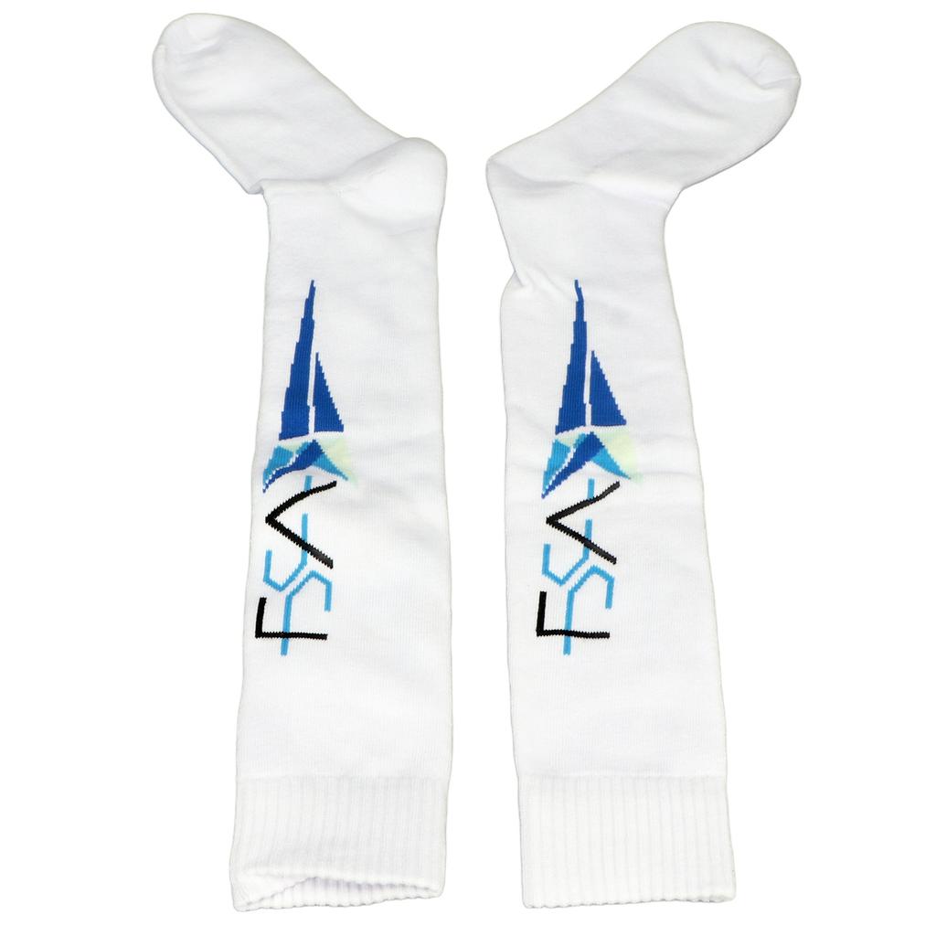 Fechtsocken, schweißabsorbierend, atmungsaktiv, dehnbar, tragbar, gekämmte Baumwolle, Unisex-Fechtstrümpfe
