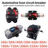 DaierTek 20A-300A Circuit Breaker 12V Trolling with Reset Boat Power Protect for Audio Fuse Car 48VDC Waterproof Fuses4