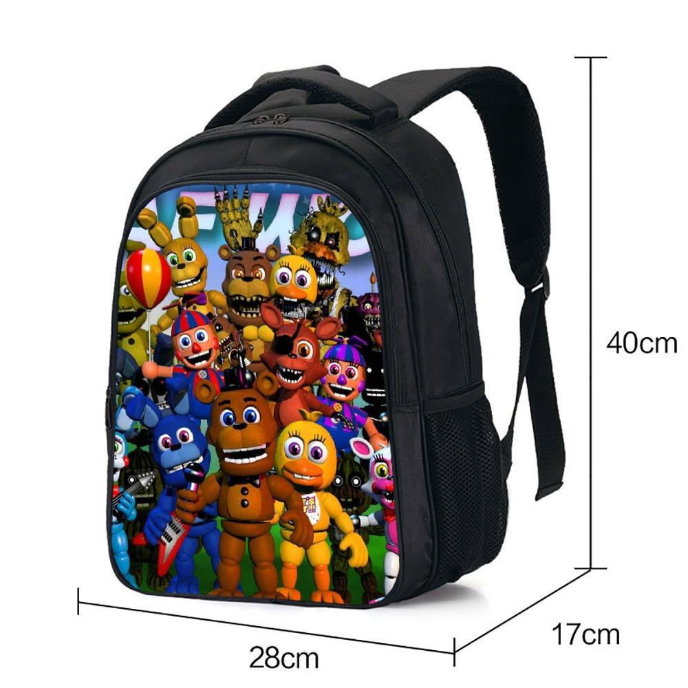 Cartoon Bear Backpack For Elementary School Students Large Capacity Durable Oxford Cloth Material