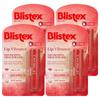 Blistex Lip Vibrance Lippenbalsam Rose Rot 3,69g 4 Stück