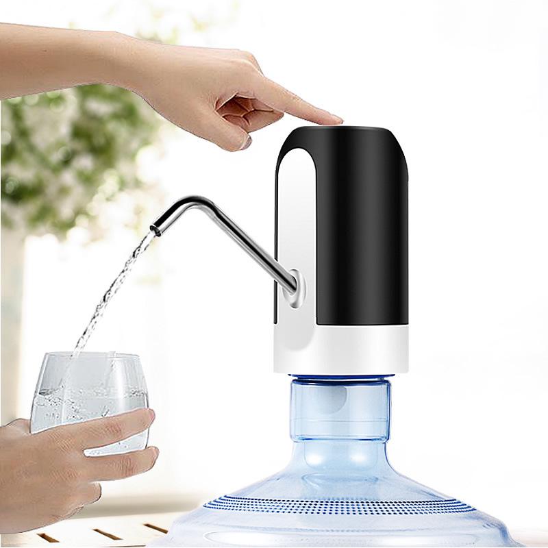 Drinking Fountain Water Bottle Pump Home Garden Automatic Switch One Click Kitchen Dining Room Mini Electric USB Charging Carboy
