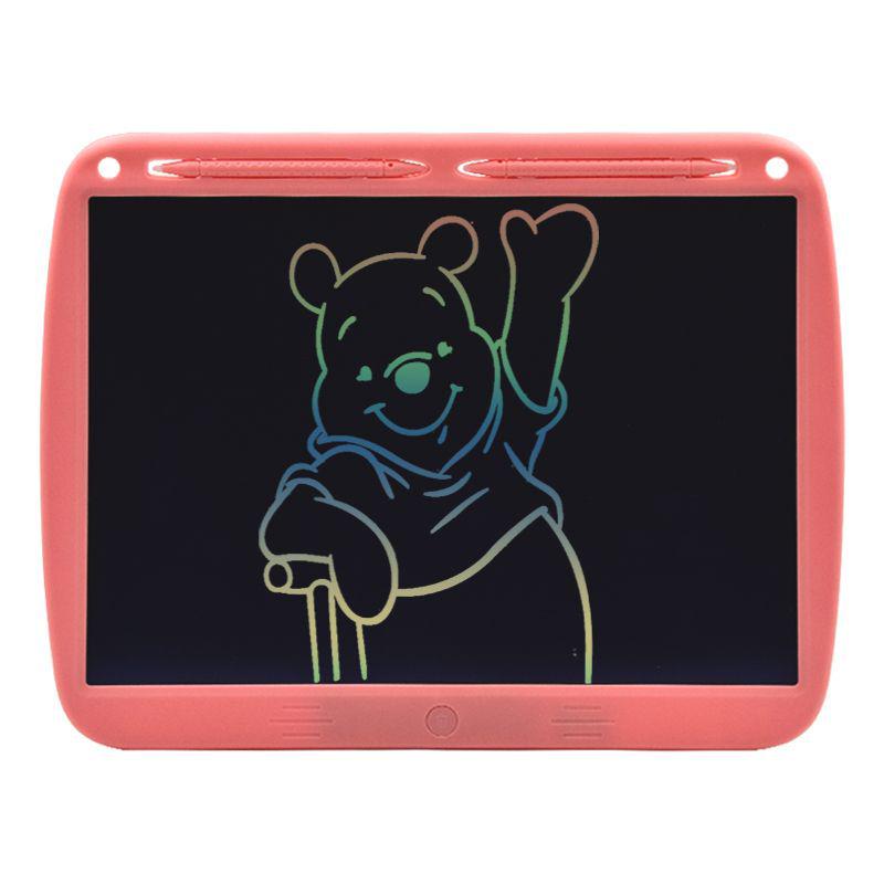 15" Rechargeable LCD Writing Board: High-Brightness Color Drawing Tablet for Smart Office and Children's Early Education.
