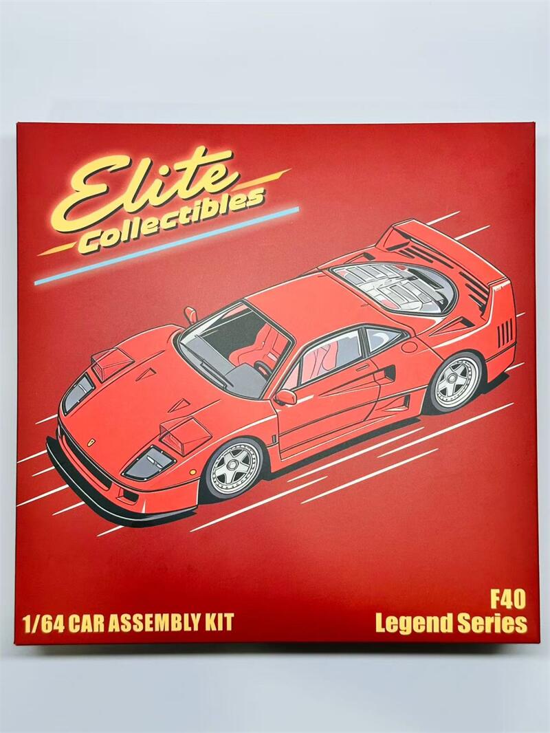 Elite-Sammlerstücke 1:64 250 Gto Eg6 F40 E38 917K Legierung Original Ungefärbt Unfertig Druckguss Modellauto