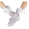 Women's Vintage Lace Bow Gloves for Evening Party Prom
