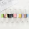 6ml Clear Plastic Thick Fat Lip Gloss Tube, Electroplated Lip Oil Lip Glaze Empty Container for DIY