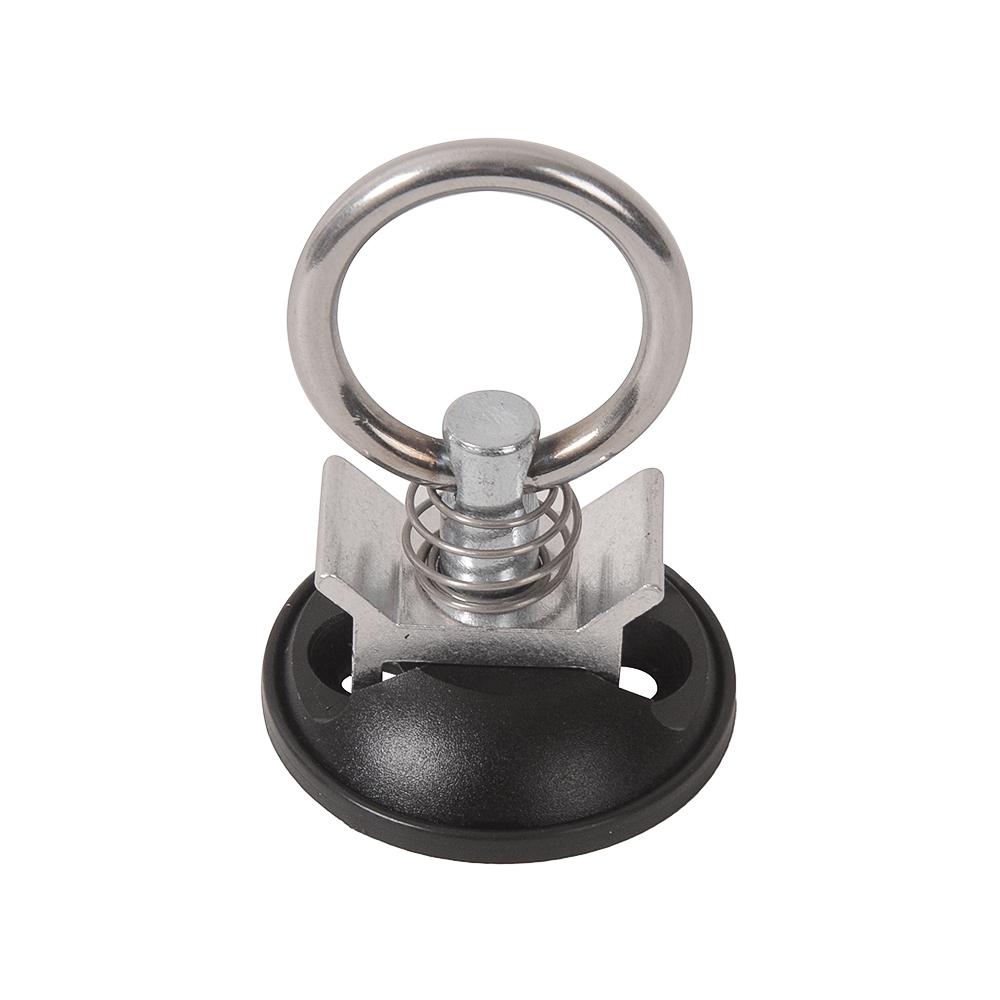 4Pack Round/Square Tie Down Anchor Point Kit Bolt on Track Fitting with Quick Release Compatible with Pickup Truck