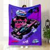 Franco Colapinto Alpine F1 43 Pink Argentina Racing Throw Blanket for Sofa Couch Decor