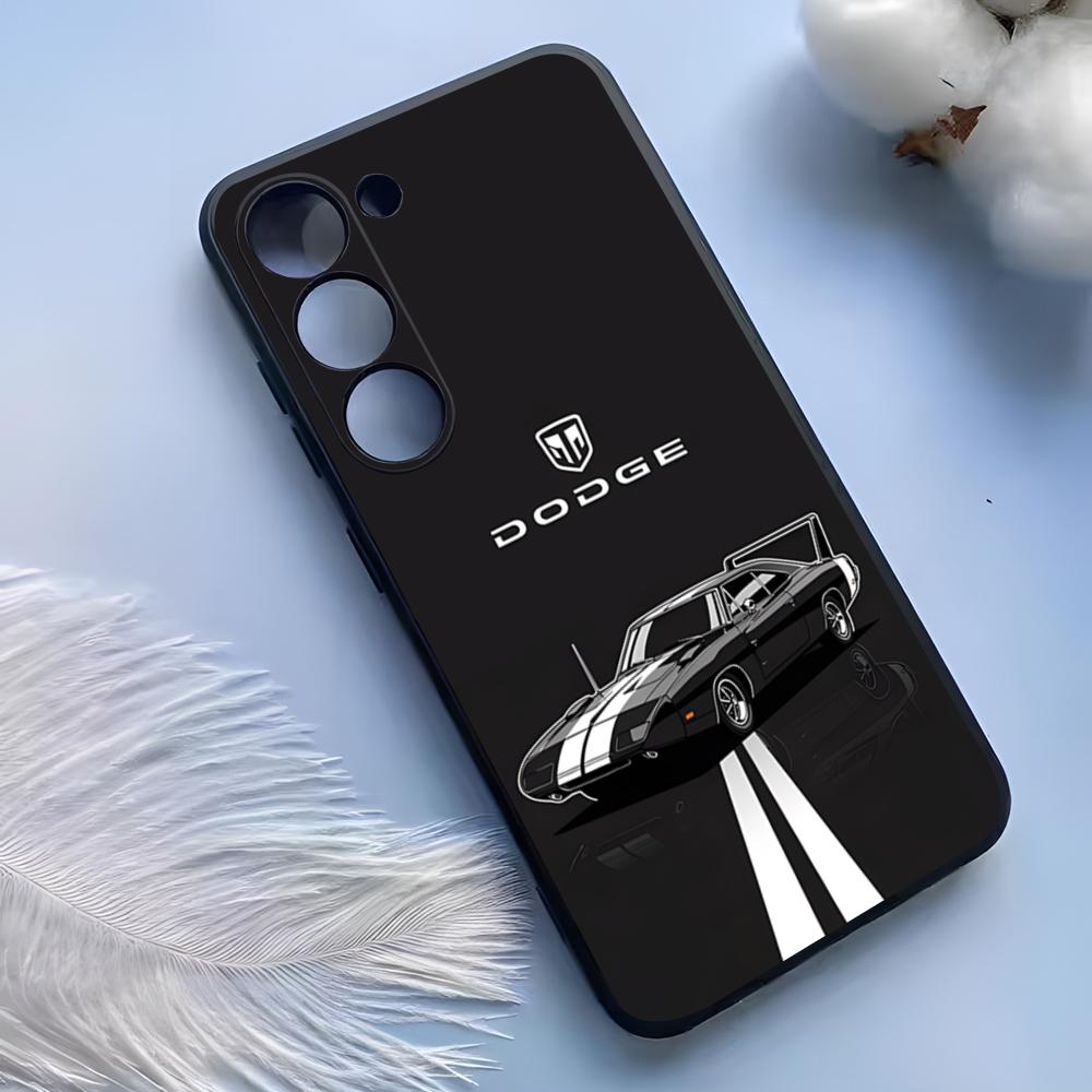D-dodges Car Phone Case For Samsung S25 Ultra S24 S23 S22 S21 S20 Plus Fe Galaxy A54 A53 A34 A25 Silicone Cover