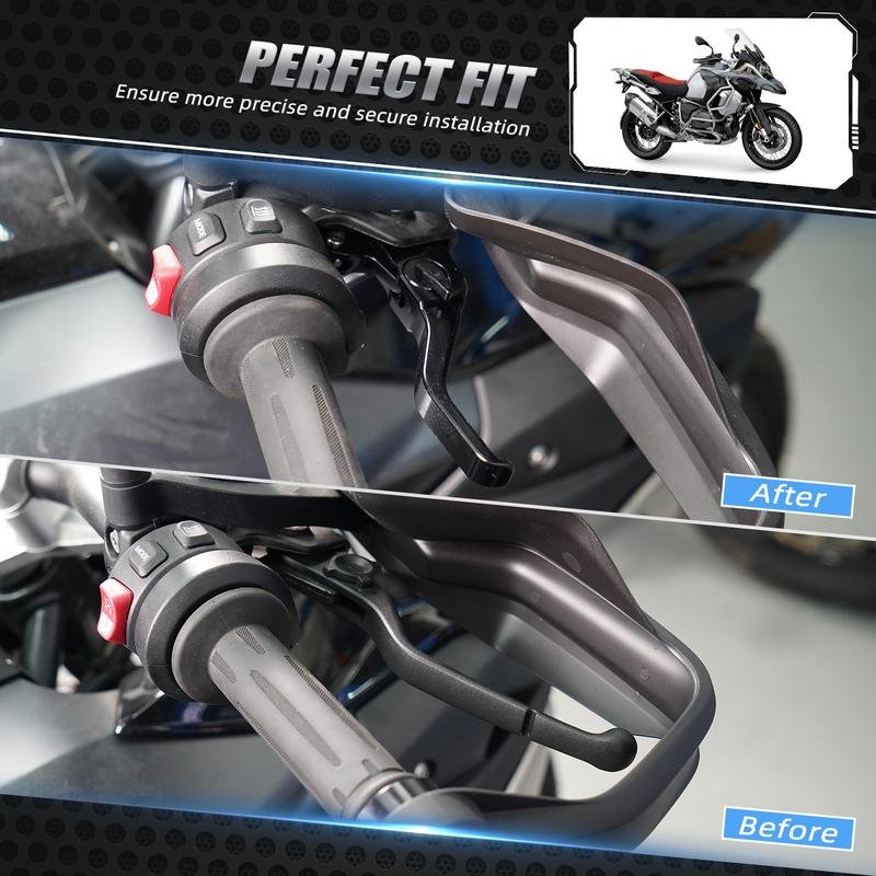 NICECNC Easy Pull Shorty Clutch Brake Lever for BMW R1250GS Adventure R1250R R1250RS R1250RT 2018 2019 2020 2021 2022 2023 2024