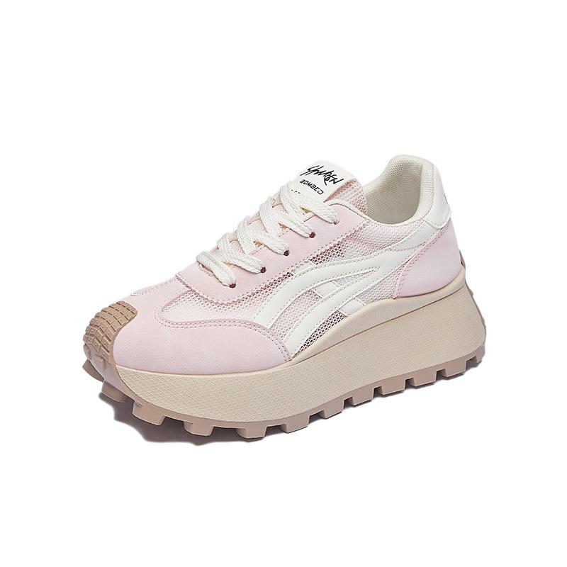 Korean New Dad Shoes for Women In Summer Student Sports and Leisure Mesh Breathable and Enhancing Height