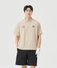 Goldeunbeeo (M) Checker Board Patterned Logo Collar T-Shirt G4Tam26411Bex