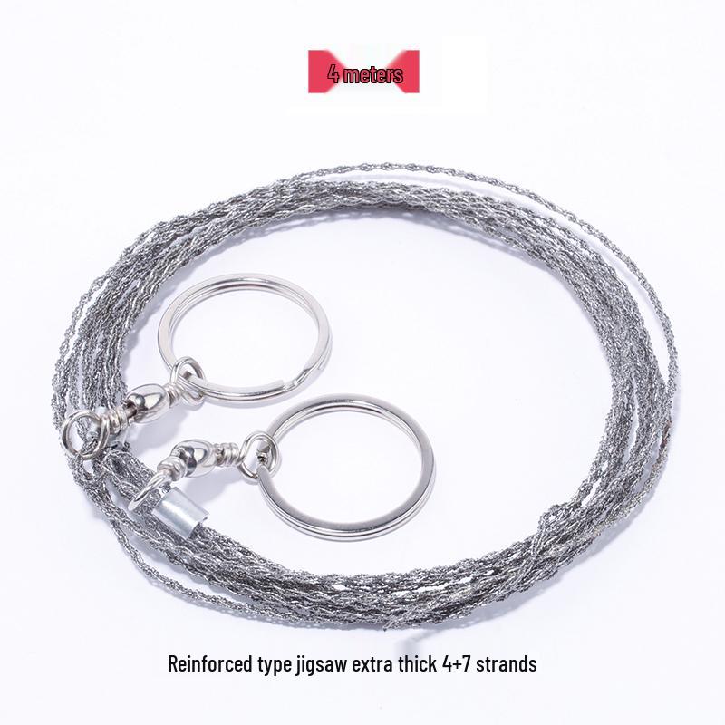 Stainless Steel Wire Hand Saw - Portable Outdoor Survival Tool