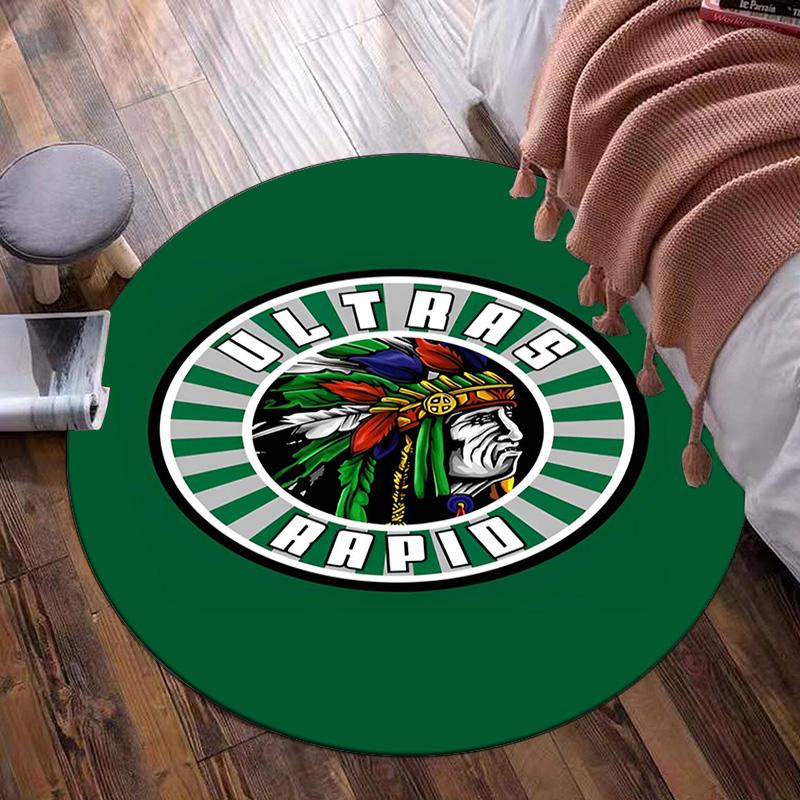 Native Spirit Rapid Ultras Round Rug for Livingroom,Bedroom, Palyroom, Chair Rug, Area rug, Circle Carpet, Fan Christmas gift