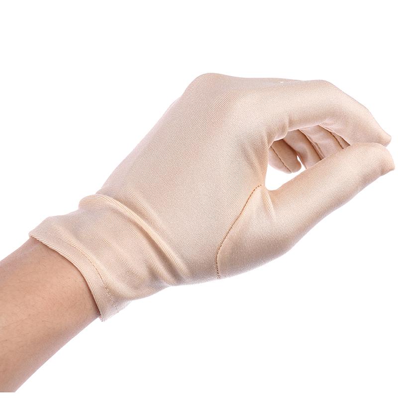 Guanti da Polso Corti in Raso da Ragazza Lisci da Sera Festa Formale Ballo in Costume