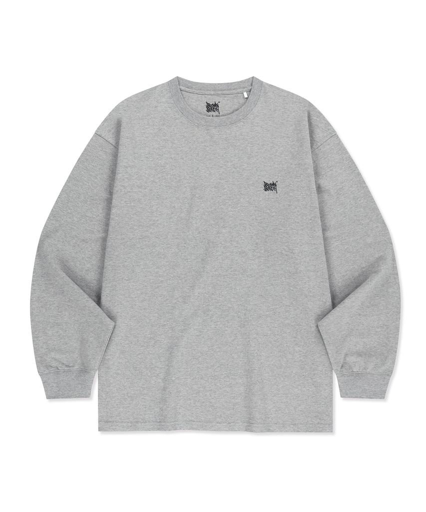 BROWNBREATH Tag Og Longsleeve - Melange Gray