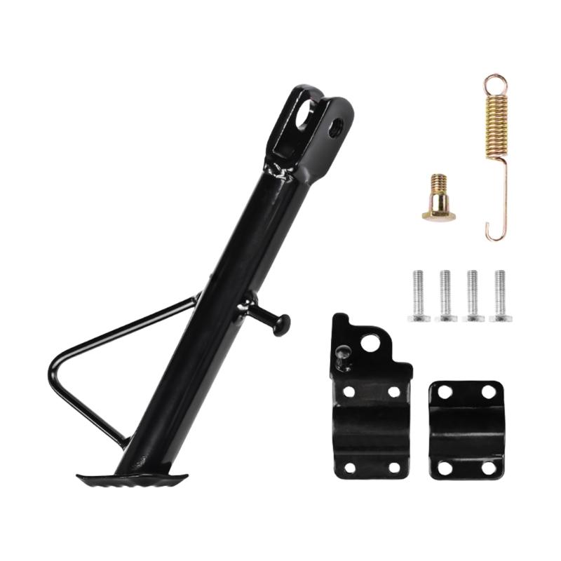 Motorcycle Kickstand Modification Kickstand with Mounting Accessory Universal Side Stand Replacement Side Support Stand 18cm