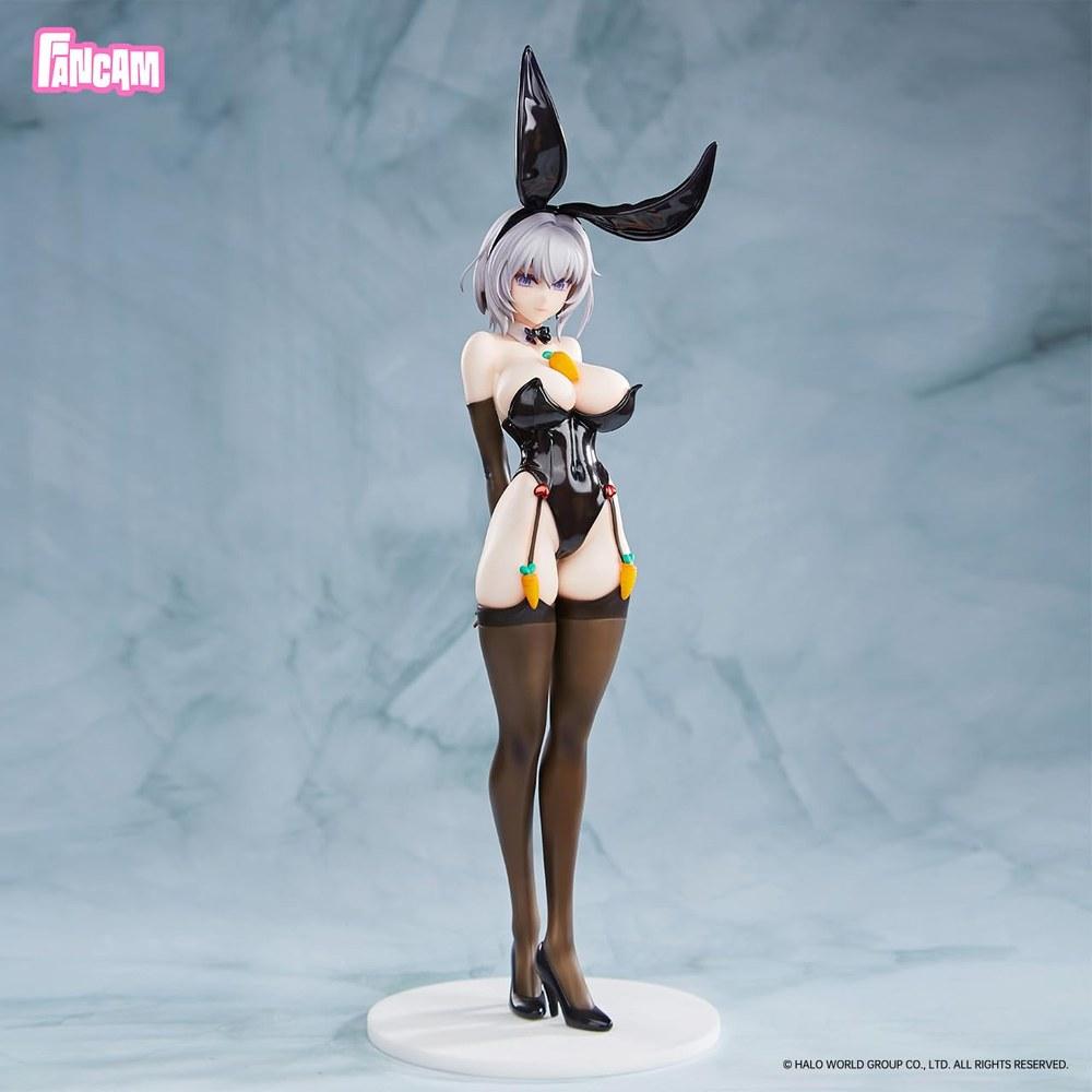QINGCANG Bunny Girls Black Rabbit 1/6 Scale PVC ABS Painted Complete Figure