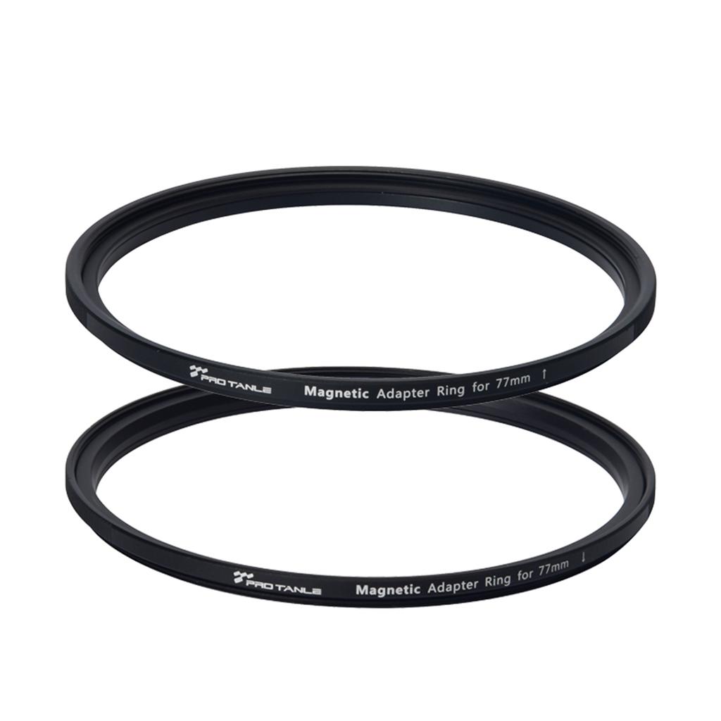 PRO TANLE Magnetic Filter Adapter Ring Kit 82mm Ring Adapter for Filter and Lens Magnetic Adapter Ring for Converting