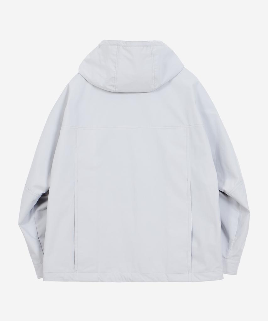 Kalapatthar 3Layer Hidden Pocket Hooded Jacket - Light Gray