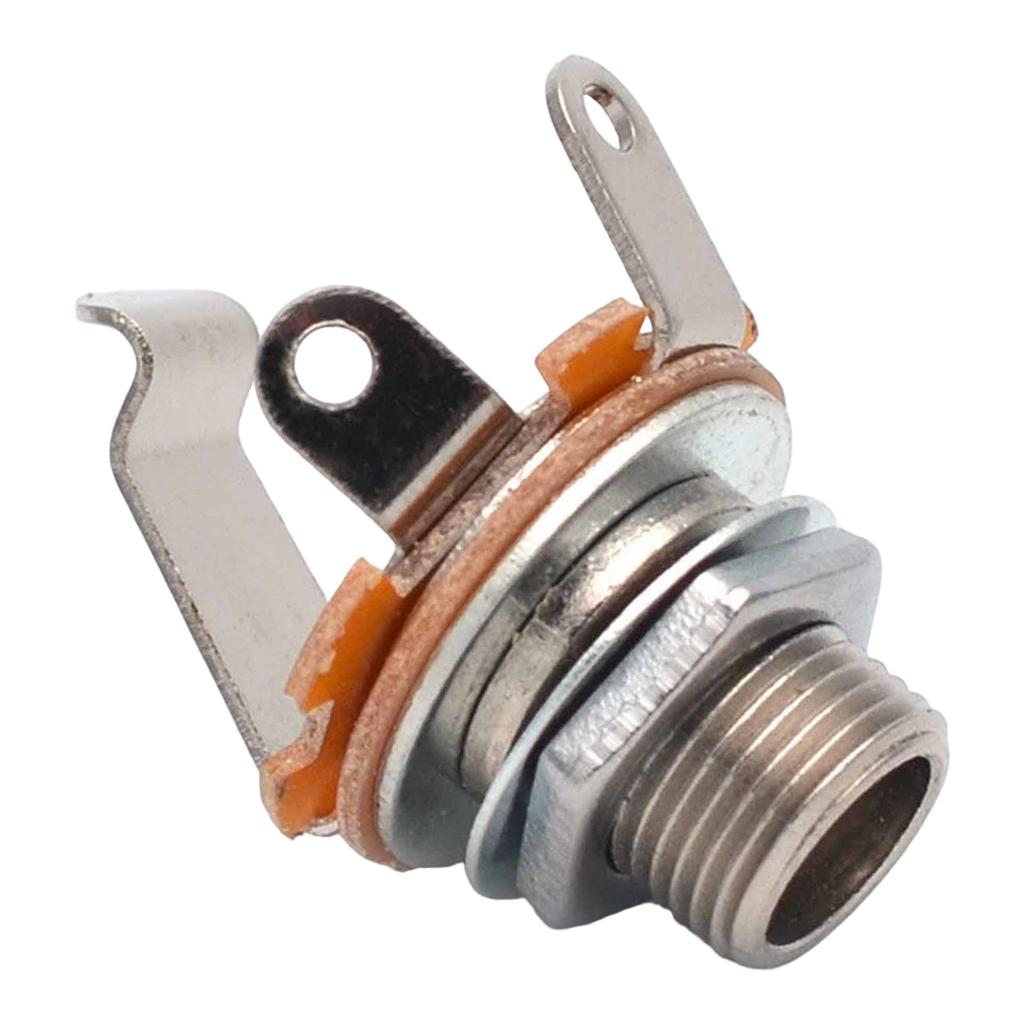 2025 HOT 6.35mm 1/4' Jack Plug Socket Output Plate for Telecaster TL Guitar Guitar Parts Accessories