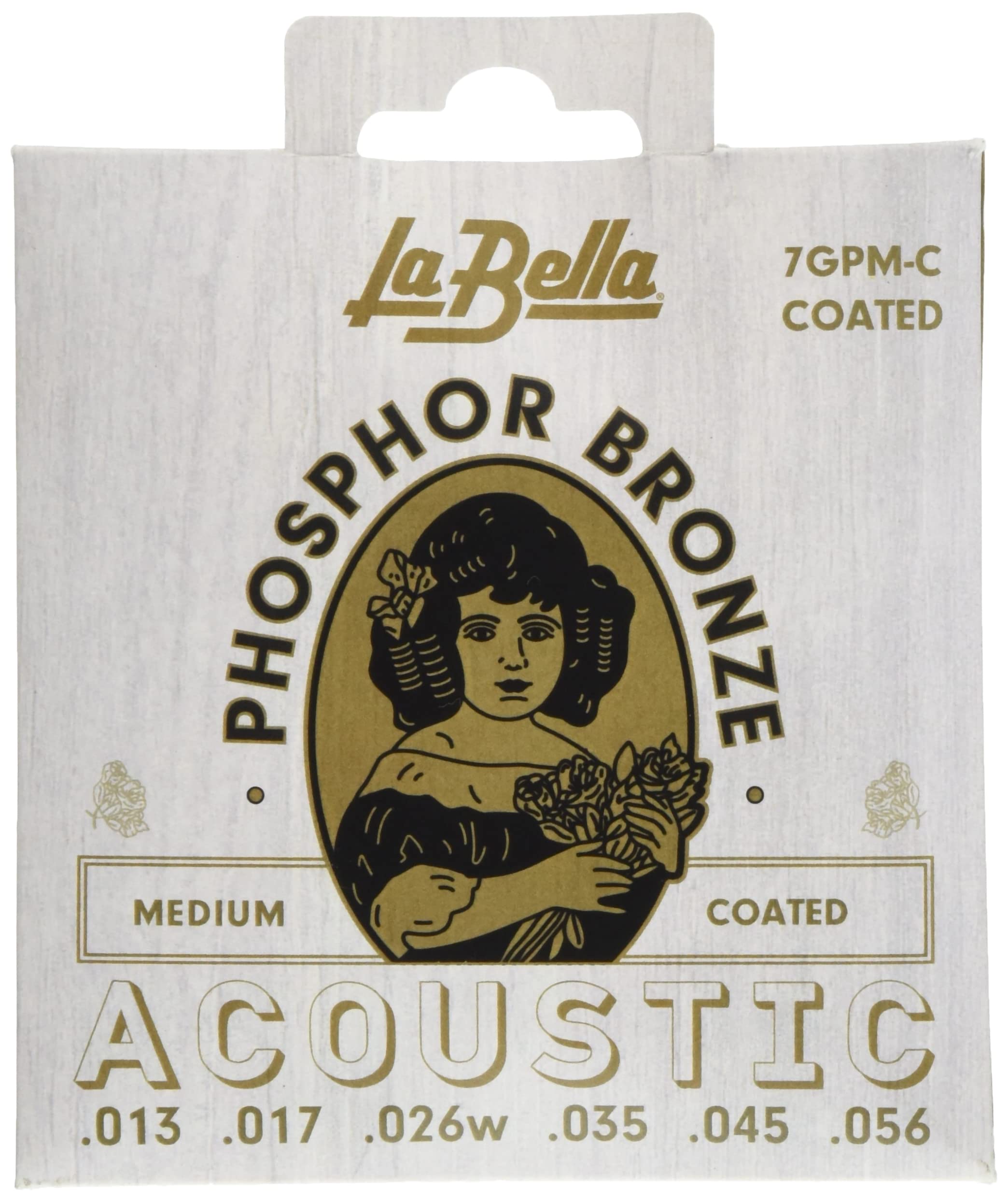 

La Bella Acoustic Strings, 7GPM-C Coated, Medium Tension