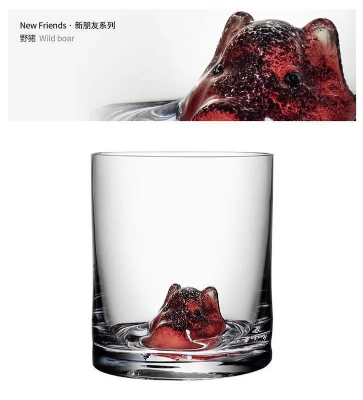 Nové Přátele Sklenice na Whiskey Barevná 3D Zvířecí Hlava Sklenice na Víno Severský Styl Medvěd Sklenice na Vodu Pták Šálek na Kávu Pivní Půllitr Dropshipping