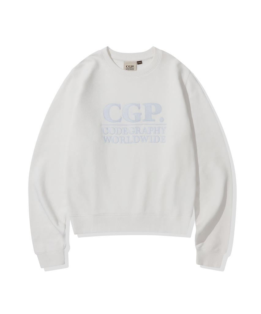 CGP (Women) Square Logo Sweatshirt_Off-White