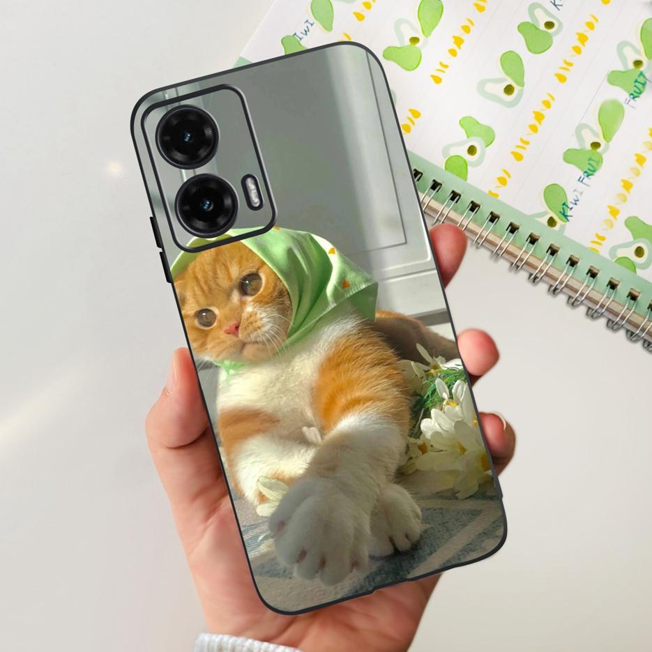 For Motorola Moto G35 G55 G85 Case Cute Painted Cover Matte Phone Case For Moto G85 G 35 G55 MotoG35 MotoG55 MotoG85 Soft Fundas