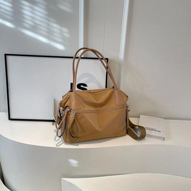 

Сумки через плечо для женщин Сумка на плечо из нейлона Сумка-тоут для женщин Кошелек и сумки Классная сумка для девочек Сумки для мам и детей one size хаки