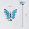 Glow-in-the-Dark Realistic Butterfly Stakes for Outdoor Garden Decor,Mixed Color,50 Pieces