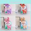 Cartoon Deer Kids Backpack With Pvc Shell For Preschool Children School Use