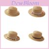 French Style Straw Hat For Women With Wide Brim Sun Protection Summer Beach Sunhat