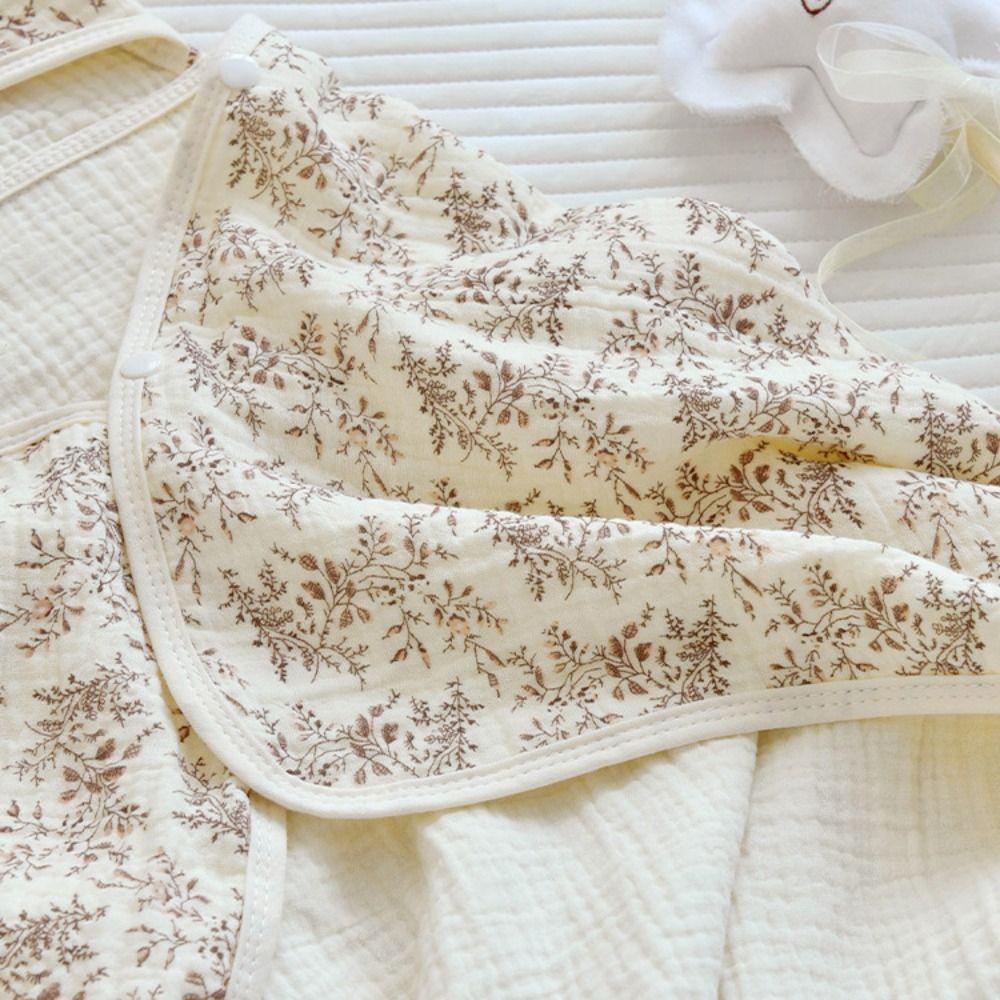 Soft Texture Infant Hooded Towel Wrap Blanket Bear Printed Baby Swaddle Cloth  Baby Wrapping