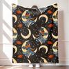 Creative Halloween Digital-printed Polyester Bedroom Velvet Flannel Soft Sofa Cover Blanket Fleece Soft Sofa Cover Blankets