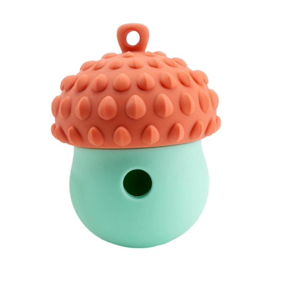 

Прочный мяч для выдачи лакомств, силиконовые игрушки для прорезывания зубов щенков, игрушки для собак, жевательные мячи, IQ-тренировка красный