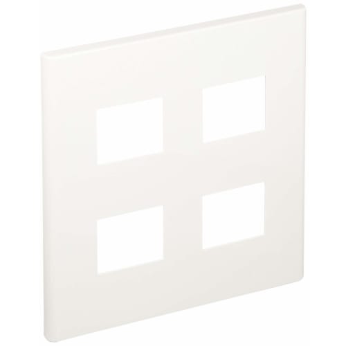 Panasonic Cosmo Series Wide 21 Outlet Plate for 4 White WTF8004W