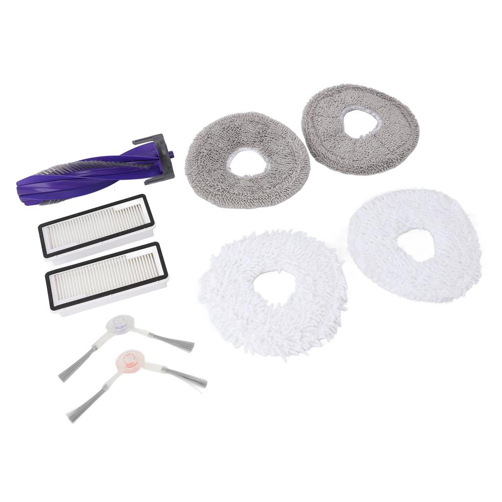 Robot Vacuum Cleaner Replacement Kit 1 Main Brush 2 Side Brush 2 Filter 4 Mop Pad Replacement
