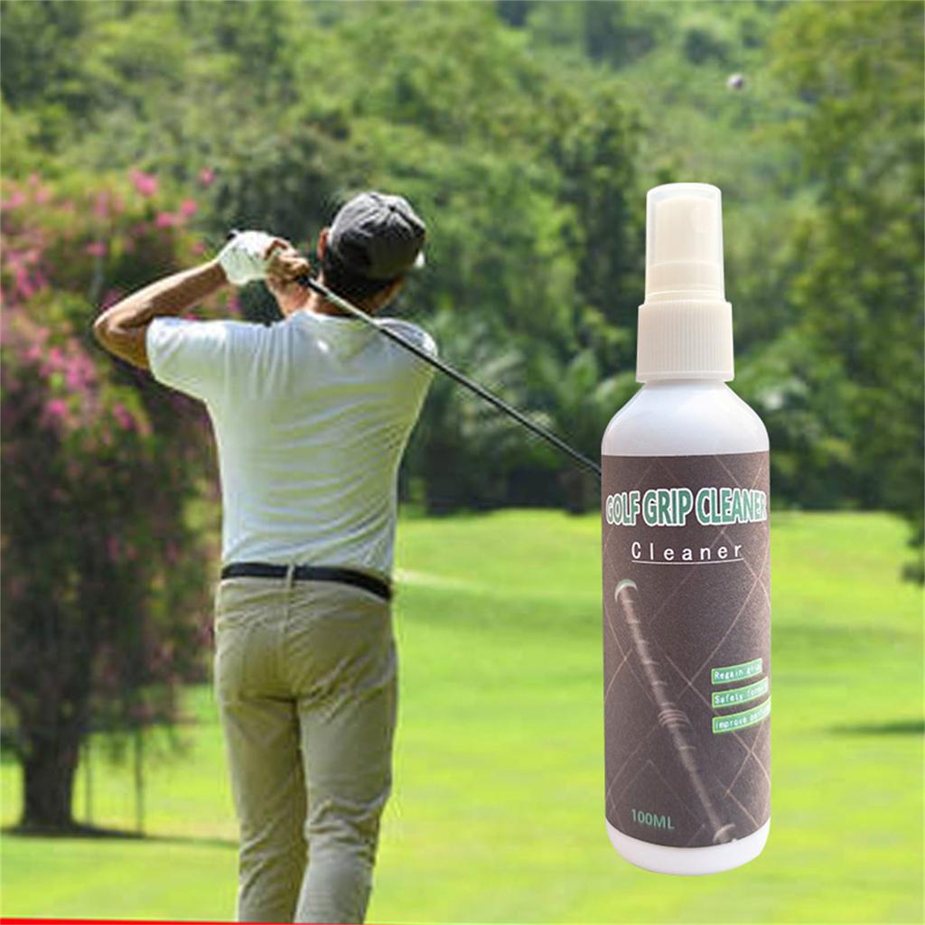Portable Golf Grip Cleaner Dirt Remover 100ml Grip Cleaning Spray Golf Grip Cleaning Tool for Improved Performances