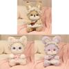 Cartoon Cat Squirrel Rabbit Plush Toy With Pp Cotton Filling For Kids Birthday Gift
