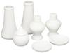 Shinto Altar and Ritual Objects Set: A Complete Set of Seven Simple and Beautiful White Ceramic Items for Small To Medium-sized Shinto Altars, Includi