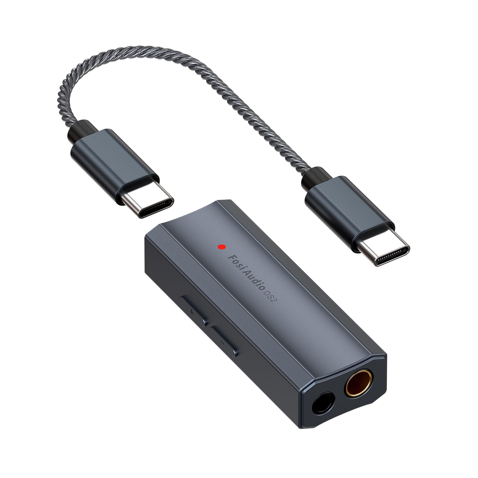 

Fosi Audio DS2 USB C к AUX Усилитель для наушников ЦАП Донгл с Портативным Аудиоусилителем с Двойным Балансным CS43131 для iPhone 15 Pro Max и Android чёрный