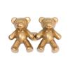 1/5pairs Colorful Bear Buckles Women Men Adjustable Jeans Pants Pins for Loose Jean Fit Tighten Waist Closing Reduce Snap Button