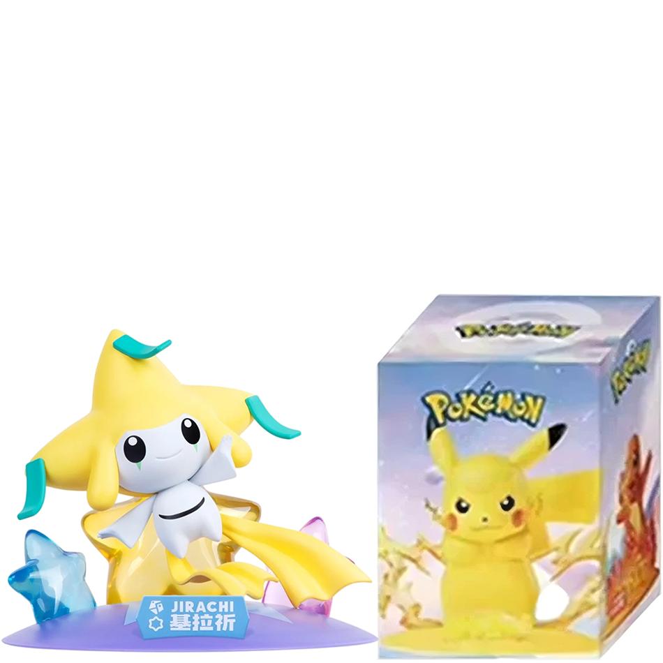 12Pcs Pokemon Action Figure Blind Box Pikachu Anime Models Desktop Decoration Kids Gift